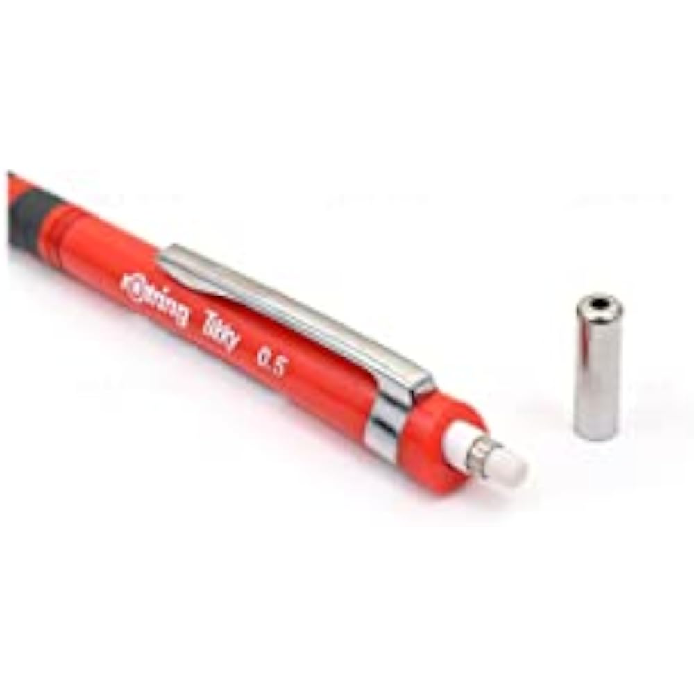 Rotling Mechanical Pencil Ticky 1904699 Red 0.5mm Regular Imported