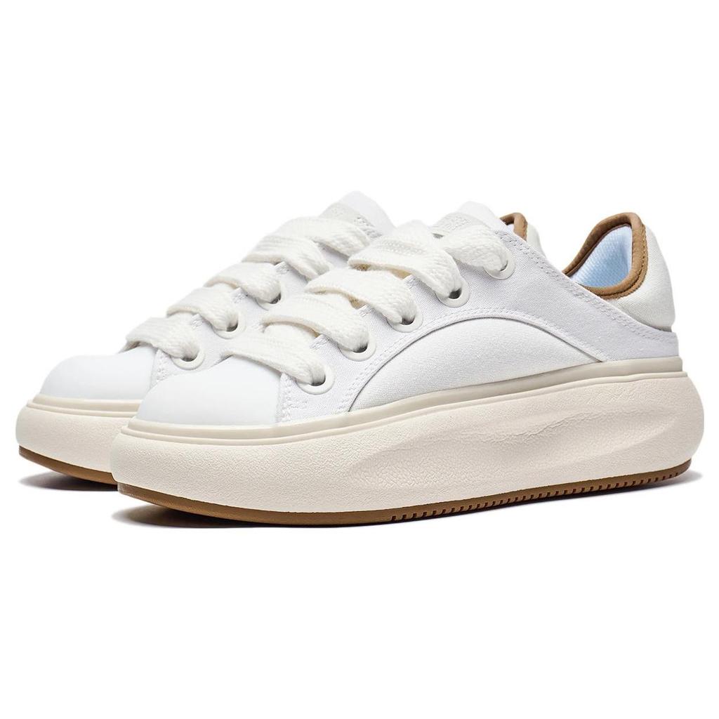 Li Ning Yun You C4D Slip Resistant Abrasion Resistant Low top Casual Shoes Men's Ivory AZGT043-4