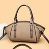Große Tasche - Modische Handtasche für Damen, Schlichte Crossbody-Tasche mit Schultergurt und Unterarmgurt