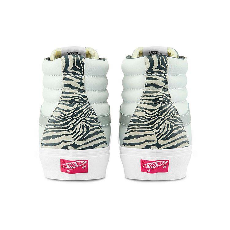 Vans Sk8-Hi Reissue EF VLT LX Animal Print - Drizzle Unisex Sneakers Grey True-White VN0A5HUX9MW