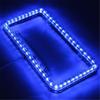 12 V 54 LED Color Light License Plate Frame Acrylic Plastic License Plate Cover-Blue