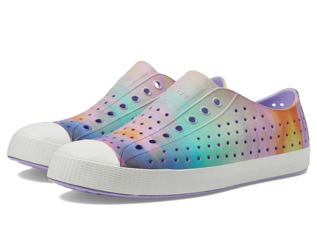 Water Shoes Jefferson Print Healing Blur cm D [Native Shoes] Purple/Shell White/Sunset 27.0
