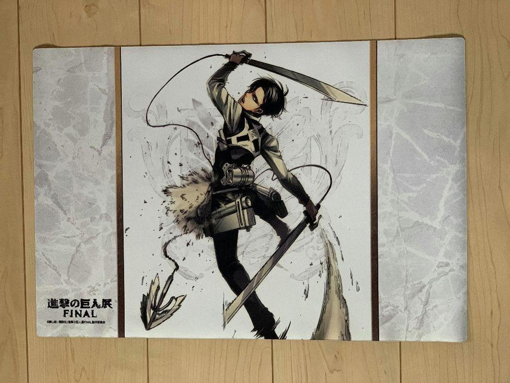 [USED] Attack on Titan Levi Playmat