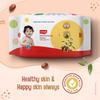 LuvLap Feuchtigkeitsspendende Baby-Feuchttücher Mit Jojobaöl Und Vitamin E Sanfte Hautreinigung 3er-Pack 72 Tücher