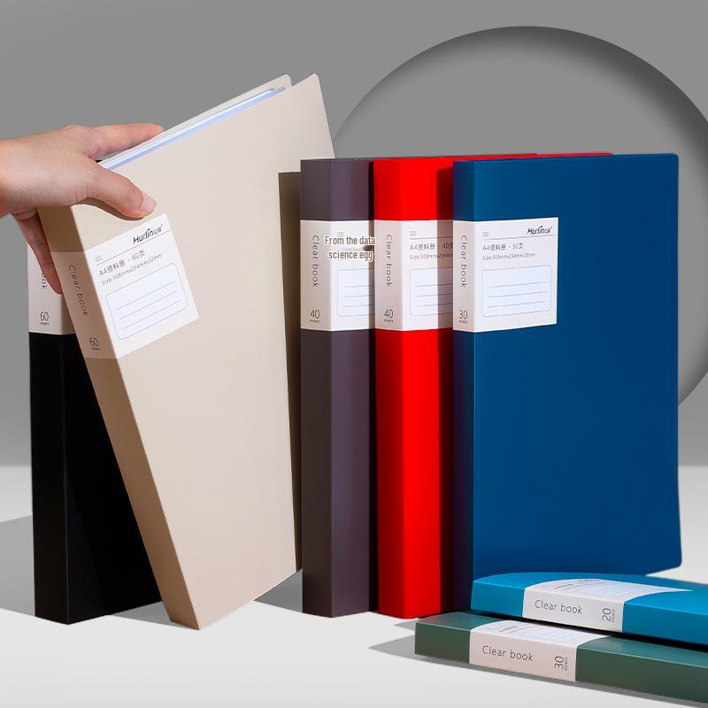 Multi-Color A4 Music Folder & Test Paper Storage Book
