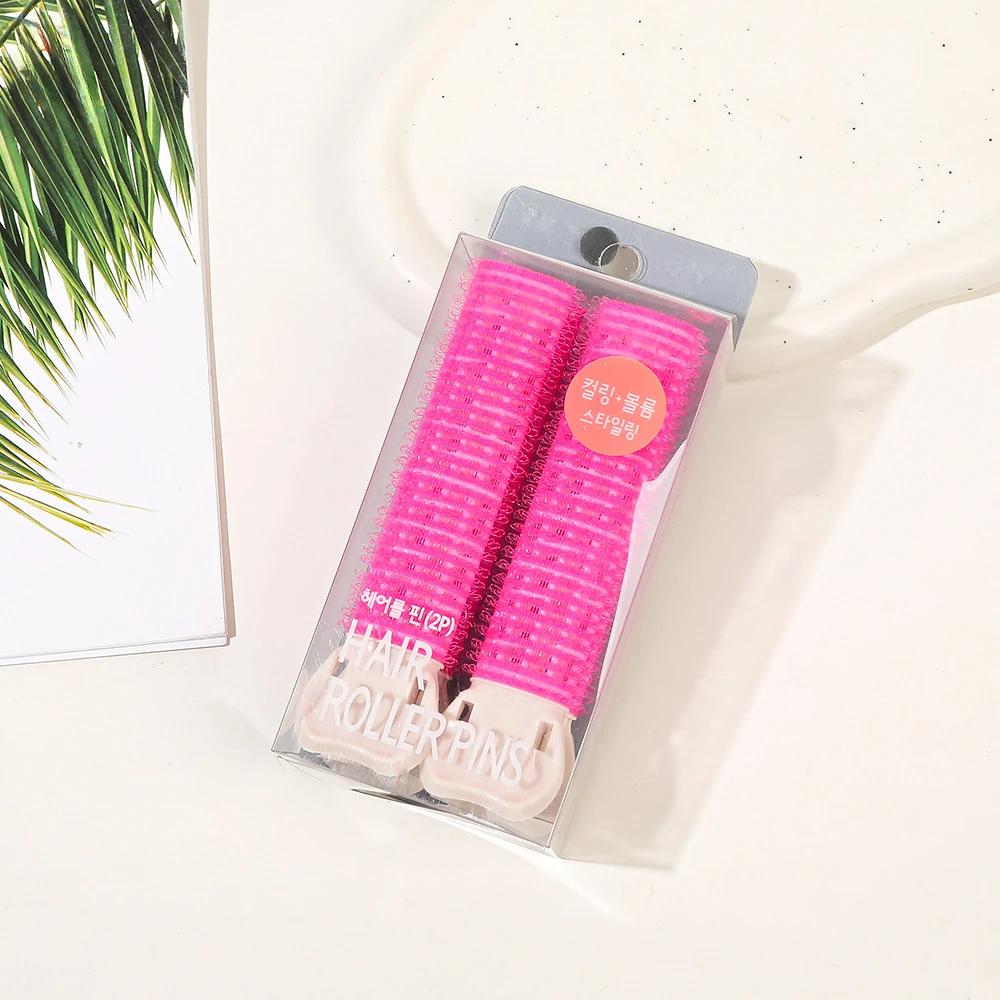 1/2/6pcs Hair Root Fluffy Clip Lazy Hair Edge Clip Women Top Styling Curling Barrel Portable Korean Bangs Side Clips Hair Roller