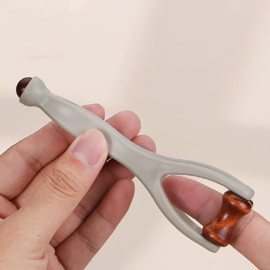 Herramienta de Masaje de Manos para Dedos Palma Masajeador de Acupresión Portátil Rodillo de Masaje de Piedra de Doble Cara Herramienta para Hogar Oficina