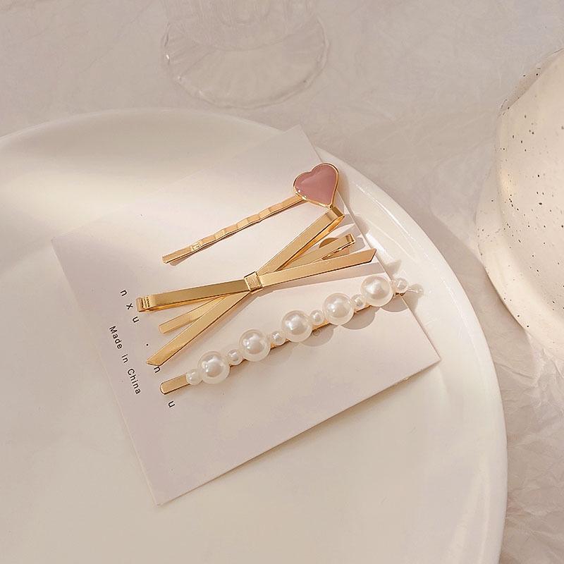 Korean Pearl Hairpin - Trendy Side Clip for Women and Girls