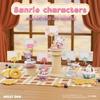 Sanrio Family Dessert Series Sticky Notes & Cute Desktop Figurines.