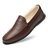 Leather shoes business casual shoes soft surface leather large size medium and old shoes cowhide tide shoes