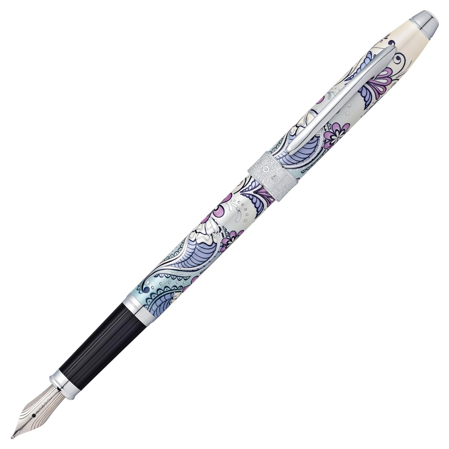 

Cross Botanica Fine Nib Fountain Officially Imported AT0646-2F Pen, Purple, фіолетовий