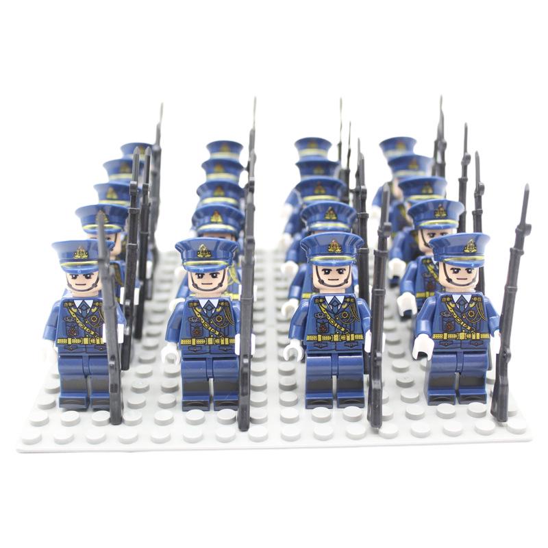 Eighth Route Army Minifigure Set: 24 Educational Assembly Building Blocks