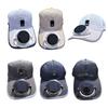Solar Powered Cooling Hat Adjustable USB Rechargeable Fan Breathable Fabric For Outdoor Hiking Beach