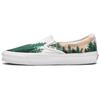 Kith X Vault OG Classic Slip-On LX Treescape Unisex Sneakers Green White VN0A45JK6CD