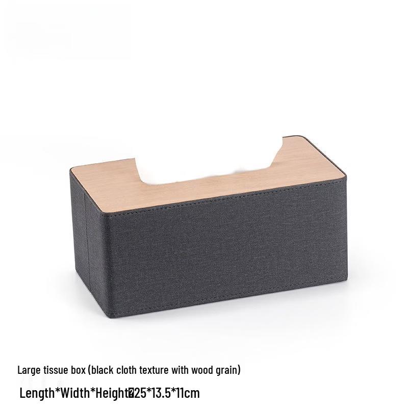 

Большая многоцелевая кожаная коробка для салфеток