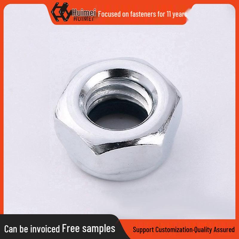 4.8/8.8 Grade Galvanized Nylon Lock Nut M2-36 Anti-slip Self-locking Nut