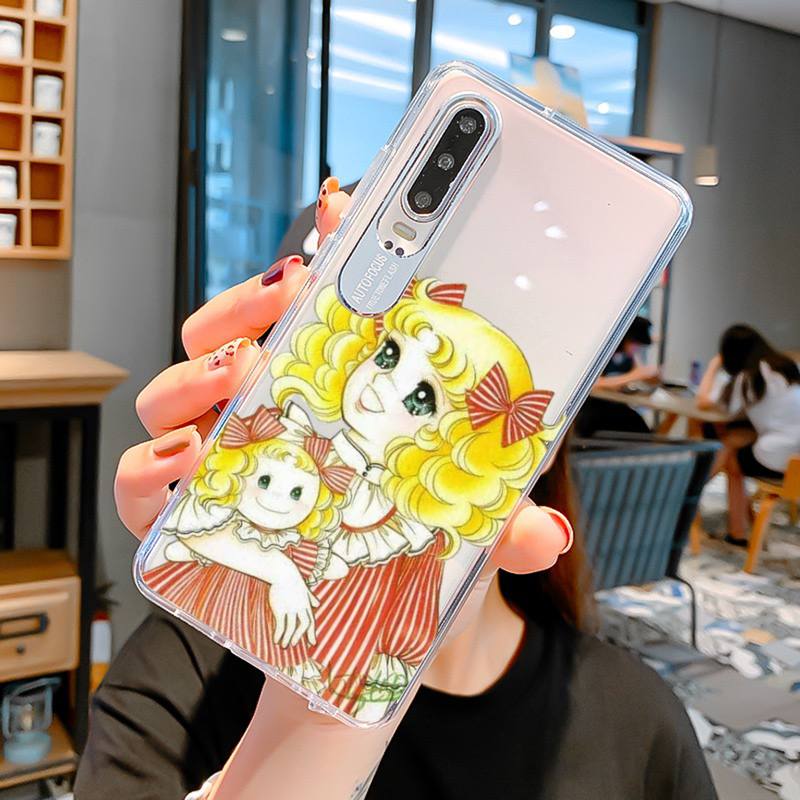 Manga Candy Phone Case for Huawei Honor 8X 10 20 lite 10i 20i 50 60 70 P30 P50 Pro Y5 Y6 Y9 prime Mate 50 Cover