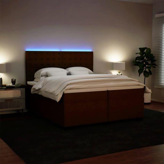 Maison Exclusive - Sommier à lattes de lit avec matelas Rose 200x200 cm Velours