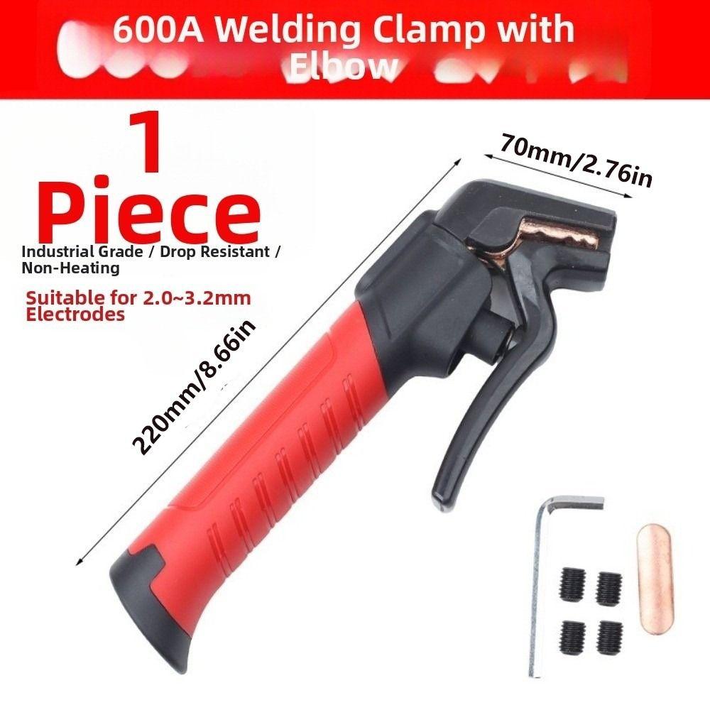 Heavy Duty Welding Electrode Holder Insulated Handle Electrode Holding Clamp  Welding Clamp