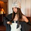 Warm Cap Warm Beanies Hat Hollow Out Knit Cap Retro Crochet Hollow Flower Knitted Hat  Warm