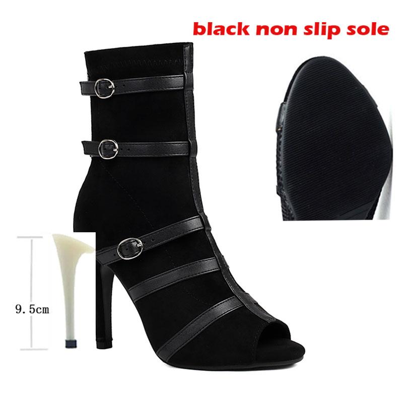 

Сексуальные новые женские туфли на каблуках со шнуровкой, туфли на шпильках, женские туфли для джазовых танцев, замшевая подошва для помещений, настраиваемые латинские танцы, большие размеры 35