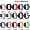 Nylon Strap For Xiaomi Mi Band 8 Pro Elastic Adjustable Braided Solo Loop Replacement Bracelet Correa for Redmi Watch 4 Strap