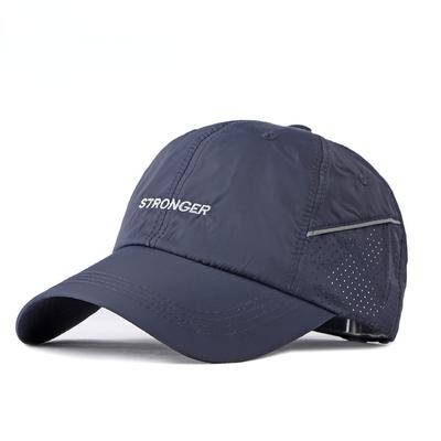 Czapka baseballowa męska Quick Dry Mesh oddychająca sportowa czapka golfowa przenośna wędkarska czapka przeciwsłoneczna regulowana czapka przeciwsłoneczna