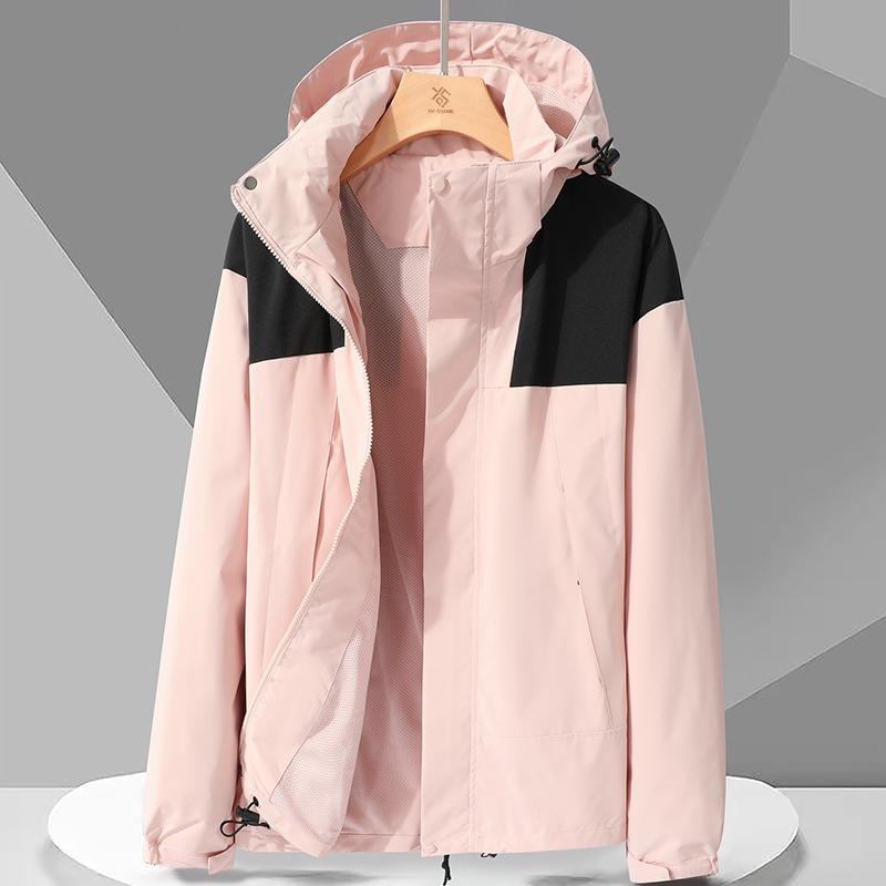 Spring New Storm Jacket For Men And Women Outdoor Single Jacket Couples Single Layer Thin Mountaineering Clothing Windproof Coat For Men And Women