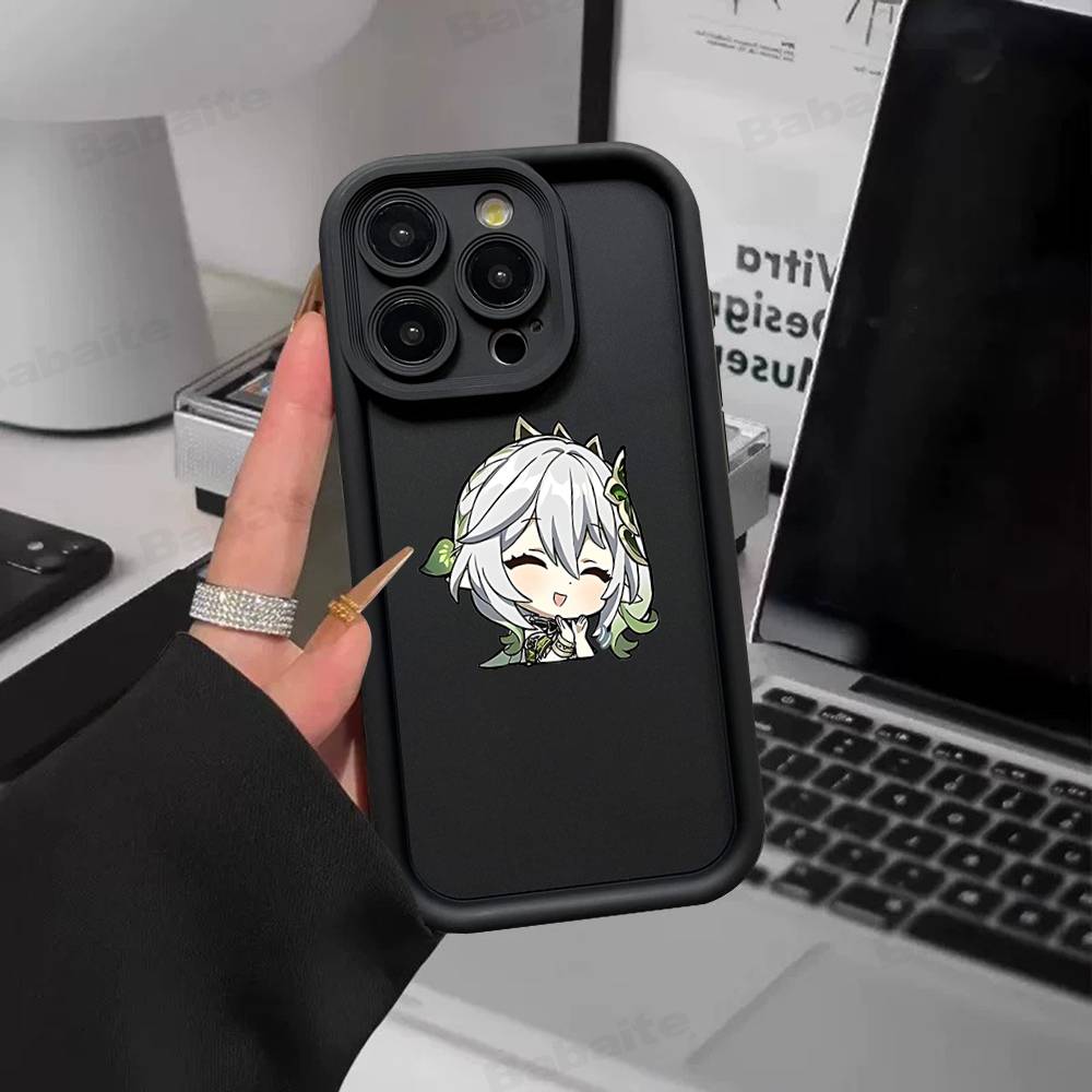 

Anime Genshin Impact Phone Case For IPhone 17 16 15 14 13 12 11 Pro Max Mini Plus Soft TPU Back Cover iPhone 12pro max