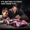 1:14  Technic V12 Pink Concept Super Race CarDesign Building Blocks Bricks Model Birthday Thanksgiving Gift for Girls Childrens