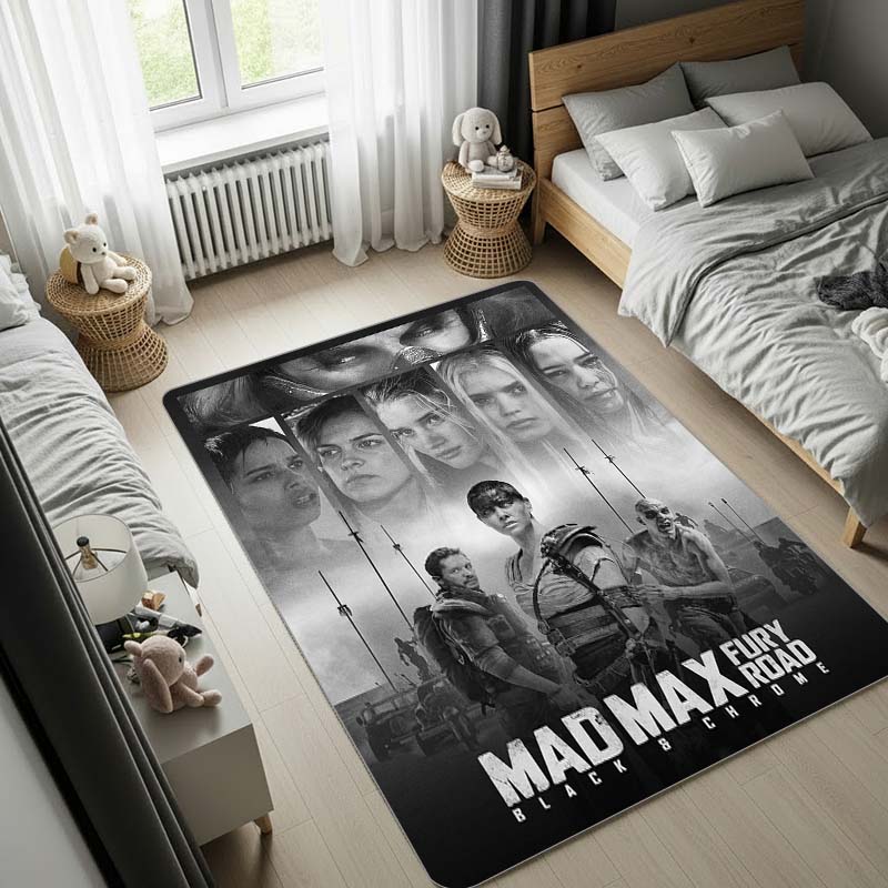 MAD MAX Rug, Music Carpet,Bedroom Rug, Doormat,Living Room Rug, Bedside Carpet, Computer Chair Mat, Christmas Gift.