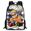 NARUTO Anime 15in Mochila Backpack with Adjustable Shoulder Straps, Kids Daily Lightweight School Bag for Boys & Girls Age 6-10