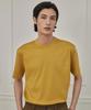 THEKNITCOMPANY Lindos Cotton T-Shirt - Tawny Yellow