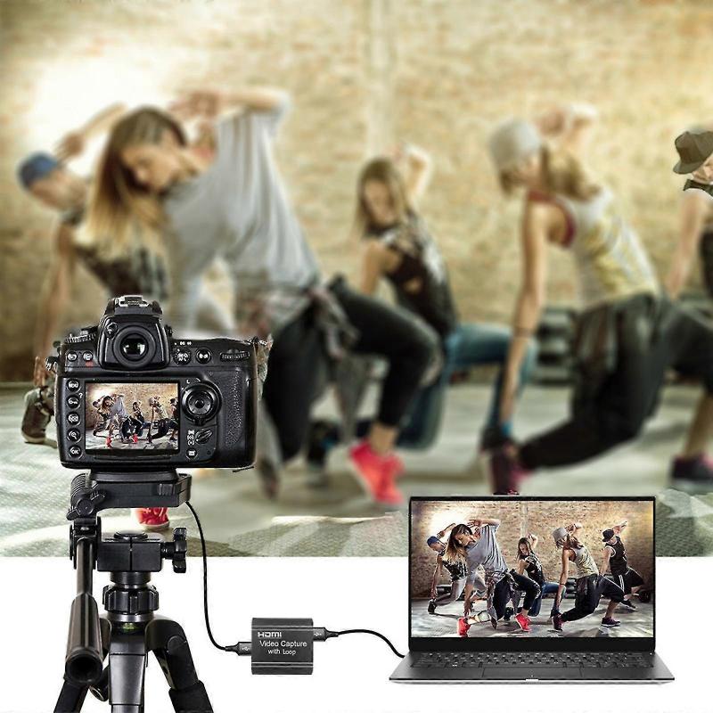 1080 USB HDMI Videoaufnahmekarte 1080p Spielaufzeichnung Live-Streaming mit Loop-Out