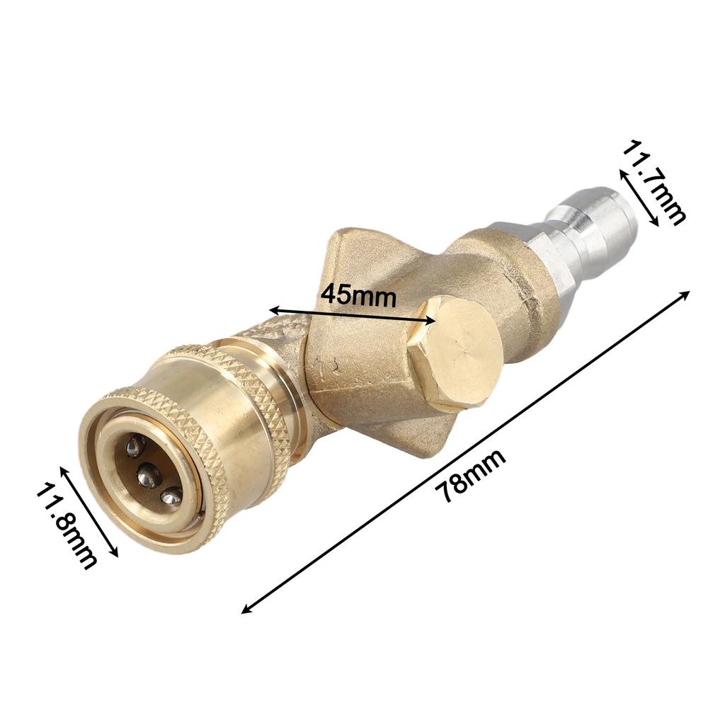 180 Degree Adjustable Pressure Washer Nozzle Adapter for Hard to Reach Areas