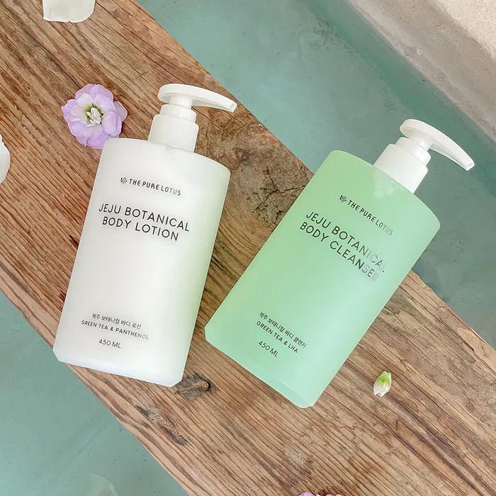 Jeju Botanical Body Cleanser & Lotion Set