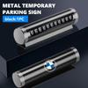 BLQ1 Car Phone Number Plate Temporary Parking Stickers Rotate Park Stop For BMW M 1 3 4 5 6 7 Series X1 X3 X4 X5 G20 G38 F48 E36 E39