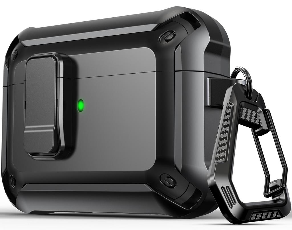 Apple AirPods Pro 3 Protective Case: TPU Flip Cover with Buckle