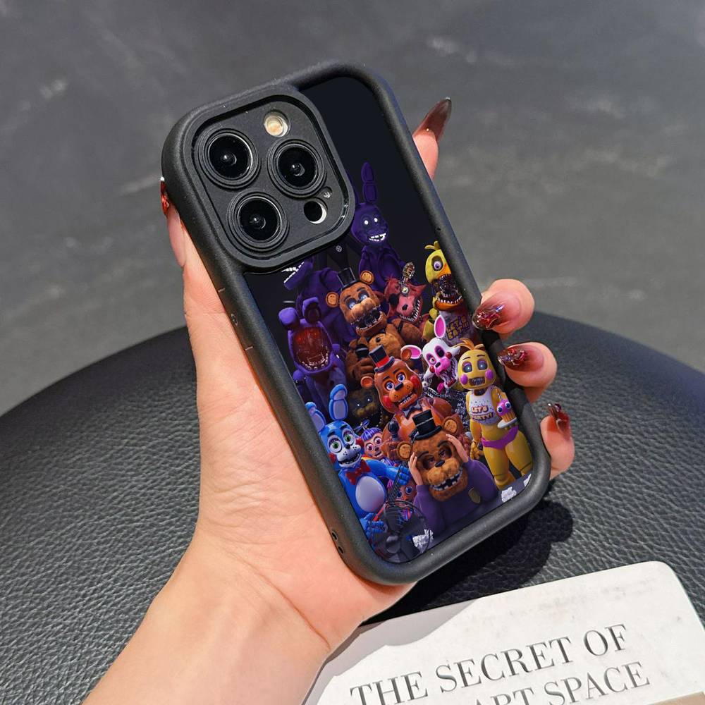 

W-Fnaf-e-Fives-nights-At-Freddys- Soft TPU Phone Case For iphone 17 Air 16 15 14 13 12 11 Pro Max Plus Cover iPhone 12