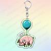 Cute Cartoon Flying Pigs with Balloons Keychain for Accessories Lovely Animals Keyring Jewelry Fans Friends Gifts