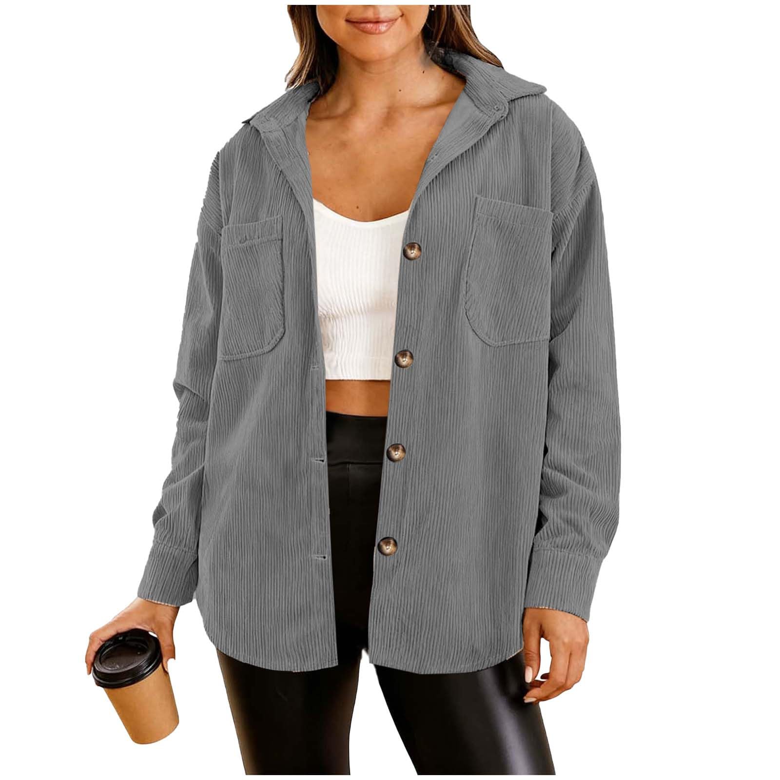 

Women s Shirt Color Long Sleeved Jacket S