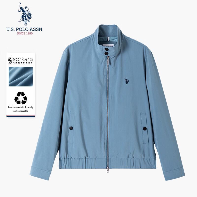 U.S. Polo Assn. Men's Business Casual Stand-Up Collar Jacket