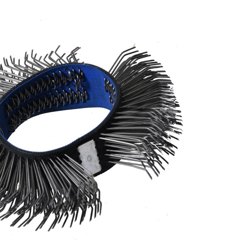 High Performances Air Powered Rotary Wire Wheel Brush For Rusts Paint Removal Metal Surfaces Cleaning 103mm Diameter