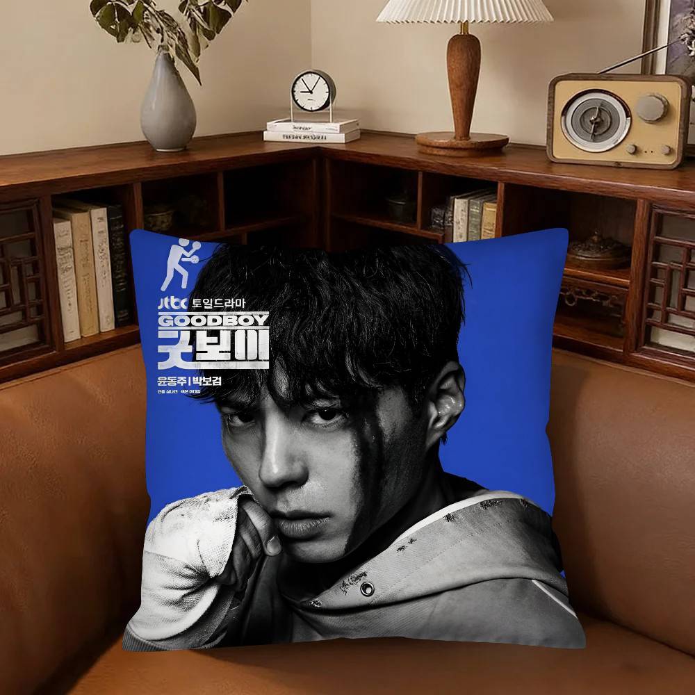 Hot Kdrama GGood Boy Pillow Case Fashion Square Pillowcase Bedroom Sofa Room Ins Decoration Leisure 40cmx40cm