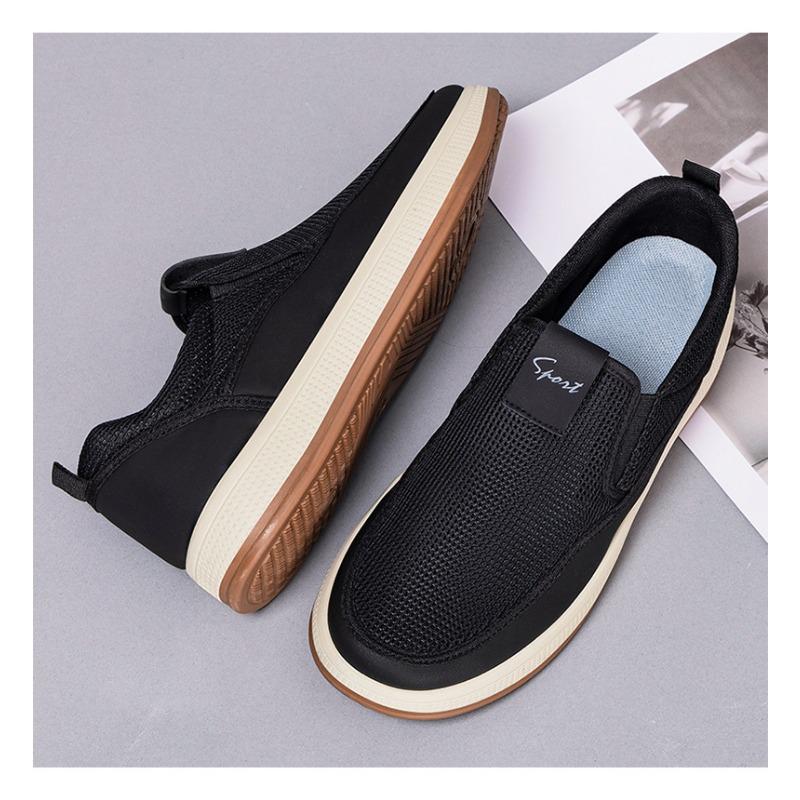 Comfortable Men's Summer Breathable Mesh Casual Shoes with Soft Soles Lightweight and Non Slip Dad's Shoes 39-44