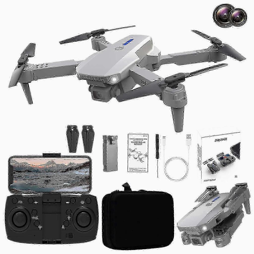 Skládací dron LYUCRAZ s termokamerou, 1080P HD, RC kvadrokoptéra, udržení výšky, bezhlavý režim, regulace rychlosti, kompatibilní s šedou 2026