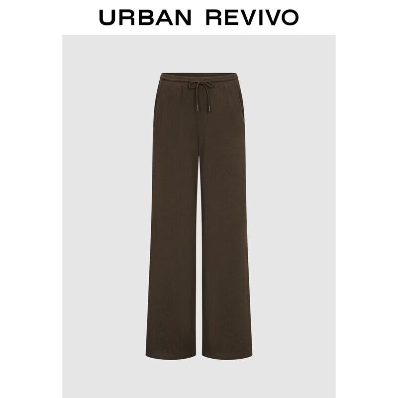 

UR2026 Summer Relaxed Drawstring Straight-Leg Pants M