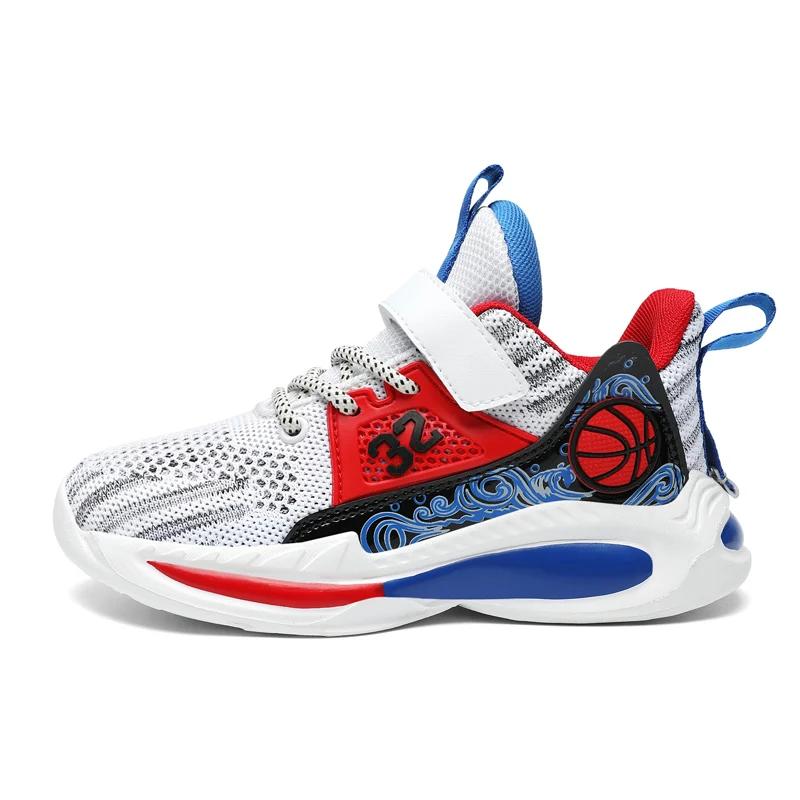 Men Basketball Original Wearable Athletic Shoes High-Quality Breathable Sports Cushioned Sneaker Field Training Basketball Boots
