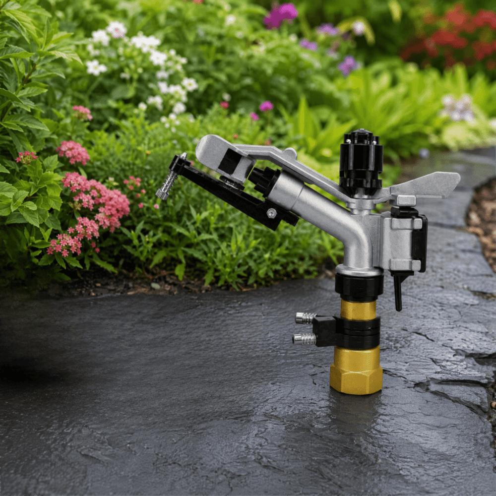 Copper Core, Aluminum Alloy, Plastic Irrigation Sprinkler Auto Rotating Sprinkler  Yard Watering