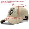 Große Größe 65 cm Buchsticken Baseballkappen Sommer Sonnenschutz Großer Kopf Snapback Kappe Herren Hartes Oberteil LKW-Fahrer Sonnenhut
